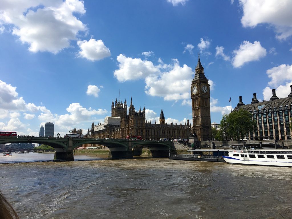 Dalla barca che vi porta a Greenwich potrete scattare la foto perfetta dello skyline Londinese...