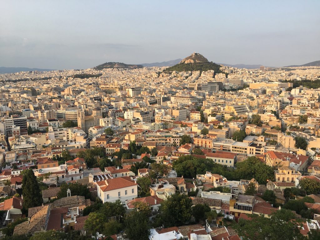 Atene vista dall'Acropoli: una meraviglia!